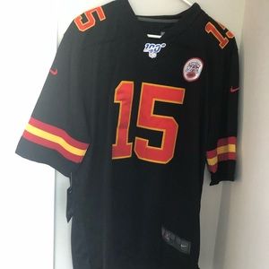 Patrick Mahomes Black Nike on Field jersey